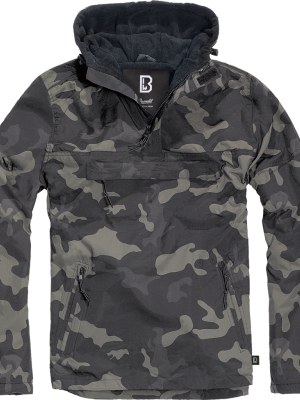 Ветровка с подплата в камуфлажен жвят Brandit darkcamo