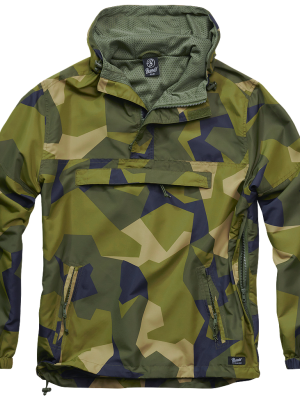 Мъжка лятна ветровка в зелен камуфлаж Brandit camo M90