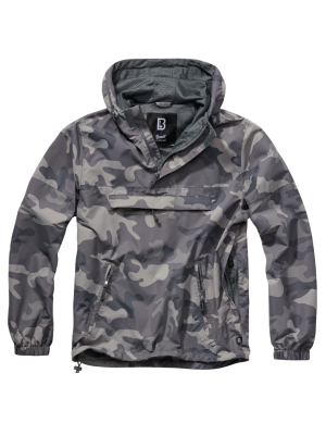 Мъжка лятна ветровка в сив камуфлажен цвят Grey Camo