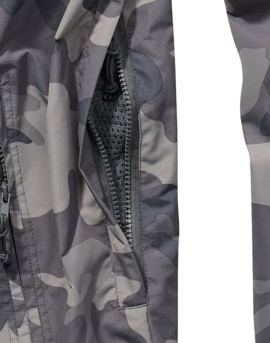 Мъжка лятна ветровка в сив камуфлажен цвят Grey Camo, Brandit, Якета - Complex.bg