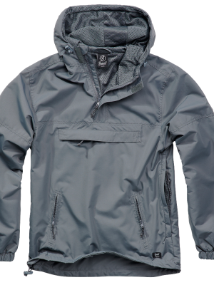 Мъжка лятна ветровка в сив цвят Brandit Anthracite