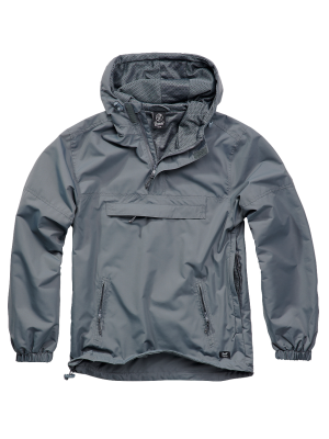 Мъжка лятна ветровка в сив цвят Brandit Anthracite