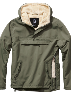 Мъжка дебела ветровка в цвят маслина Brandit Windbreaker olive