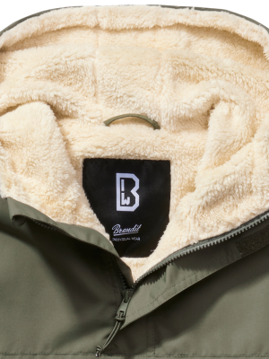 Мъжка дебела ветровка в цвят маслина Brandit Windbreaker olive