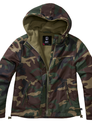 Дамско яке в тъмен камуфлаж Brandit woodland Дамско яке в тъмен камуфлаж Brandit woodland