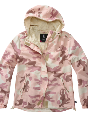 Дамско лятно яке в светъл камуфлаж Brandit Windbreaker candy camo Дамско лятно яке в светъл камуфлаж Brandit Windbreaker candy camo