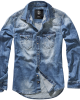 Мъжка дънкова риза в син цвят Brandit blue washed, Brandit, Блузи и Ризи - Complex.bg