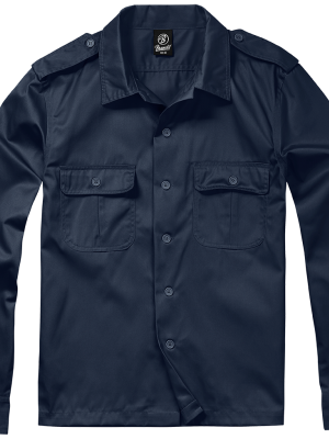 Мъжка риза в тъмносин цвят Brandit US Shirt