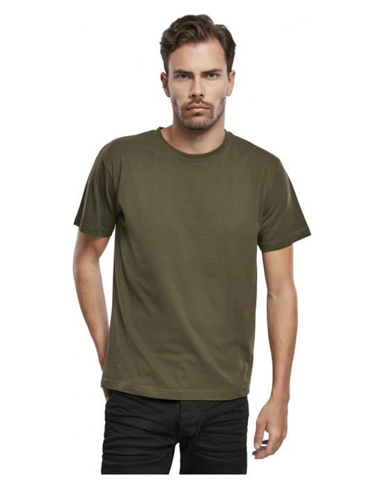 Мъжка изчистена тениска в цвят маслина Brandit, Brandit, Блузи и Ризи - Complex.bg