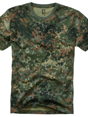 Мъжка изчистена тениска в камуфлажен цвят Brandit flecktarn Мъжка изчистена тениска в камуфлажен цвят Brandit flecktarn