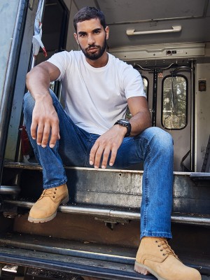 Мъжка изчистена тениска в бял цвят Brandit Мъжка изчистена тениска в бял цвят Brandit