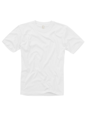 Мъжка изчистена тениска в бял цвят Brandit