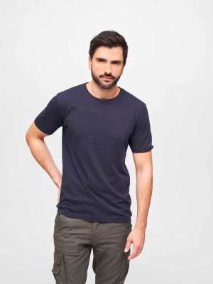 Мъжка изчистена тениска в тъмносин цвят Brandit Мъжка изчистена тениска в тъмносин цвят Brandit