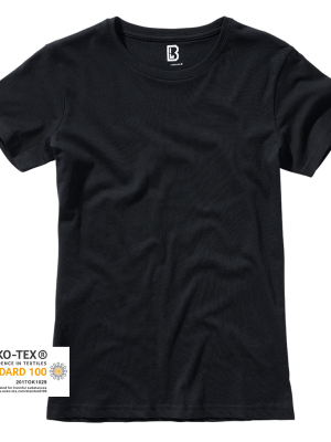 Дамска изчистена тениска в черен цвят Brandit