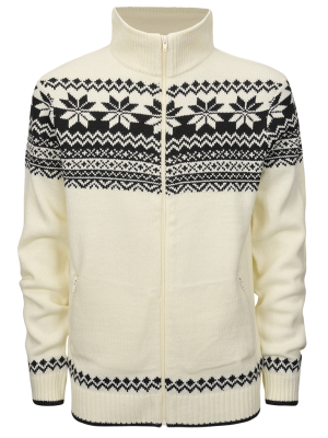 Мъжка жилетка в бял цвят Brandit Norweger