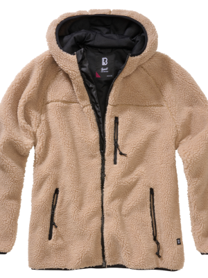 Дамско пухкаво яке в цвят камел Brandit Teddyfleecejacket Дамско пухкаво яке в цвят камел Brandit Teddyfleecejacket