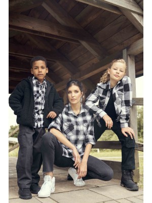 Дамска карирана риза в бяло Brandit Amy