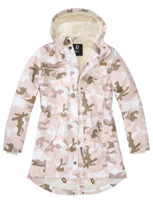 Дамска парка в бял камуфлаж Brandit Marsh candy camo Дамска парка в бял камуфлаж Brandit Marsh candy camo