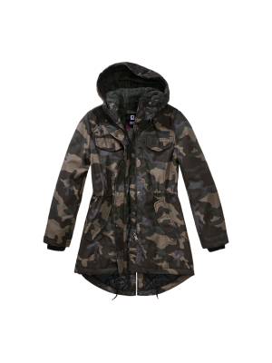 Дамска парка в тъмен камуфлаж Brandit Marsh Lake