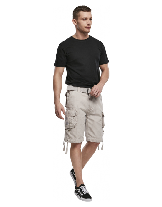 Мъжки къси карго панталони в бял цвят Brandit, Brandit, Къси панталони - Complex.bg