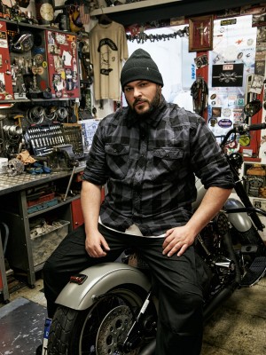 Мъжка карирана риза черен цвят Brandit Check Shirt black/grey