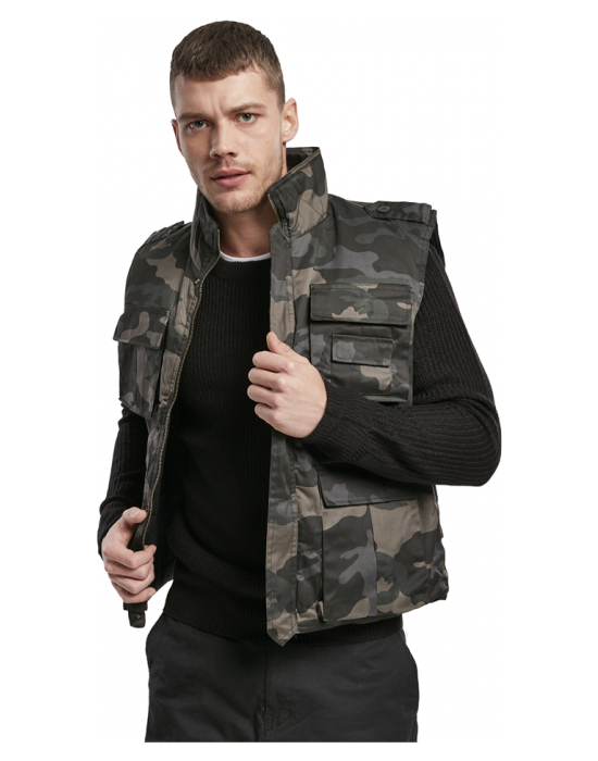 Ловна жилетка в тъмен камуфлаж Brandit Ranger Vest, Brandit, Жилетки - Complex.bg