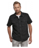 Мъжка риза с къс ръкав в черно Brandit Vintage, Brandit, Блузи и Ризи - Complex.bg