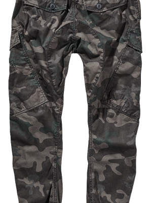 Мъжки летни панталони в тъмен камуфлаж Ray Vintage