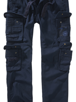 Мъжки карго панталон в тъмносин цвят Brandit Pure Slim Fit