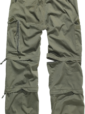 Мъжки трекинг панталони в цвят маслина Brandit Savannah