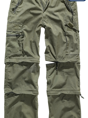 Мъжки трекинг панталони в цвят маслина Brandit Savannah