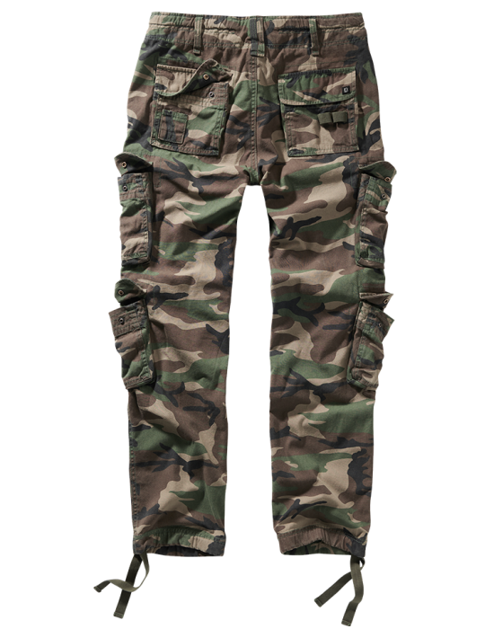 Мъжки карго панталон камуфлаж Brandit Pure Slim Fit woodland, Brandit, Панталони - Complex.bg