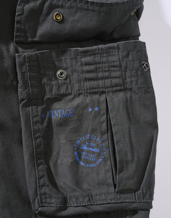Мъжки карго панталон в цвят графит Brandit Pure Slim Fit anthracite, Brandit, Панталони - Complex.bg