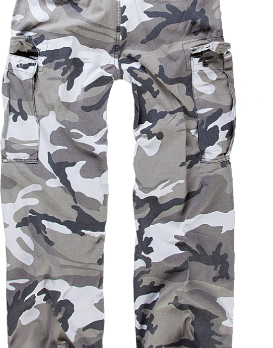 Мъжки карго панталони в бял камуфлаж Brandit M-65 urban, Brandit, Панталони - Complex.bg