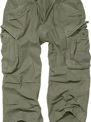 Мъжки 3/4 карго панталони в цвят маслина Brandit
