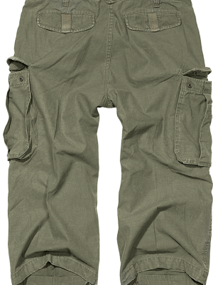 Мъжки 3/4 карго панталони в цвят маслина Brandit