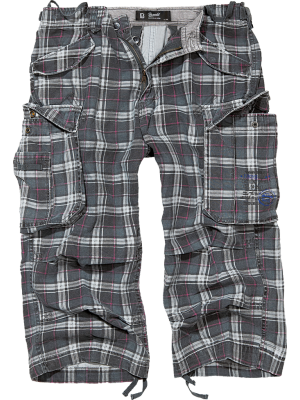 Мъжки 3/4 карго панталони в тъмносиво Brandit darkgrey/purple Мъжки 3/4 карго панталони в тъмносиво Brandit darkgrey/purple