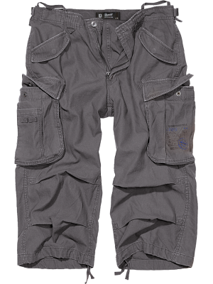 Мъжки 3/4 карго панталони в цвят графит Brandit anthracite Мъжки 3/4 карго панталони в цвят графит Brandit anthracite