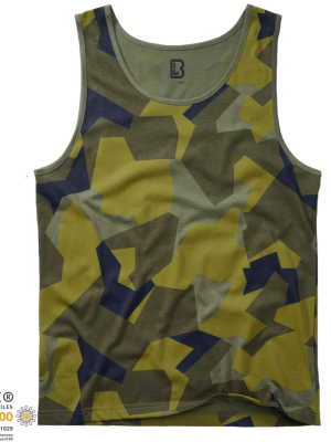 Мъжки потник в зелен камуфлаж Brandit swedish camo M90 Мъжки потник в зелен камуфлаж Brandit swedish camo M90