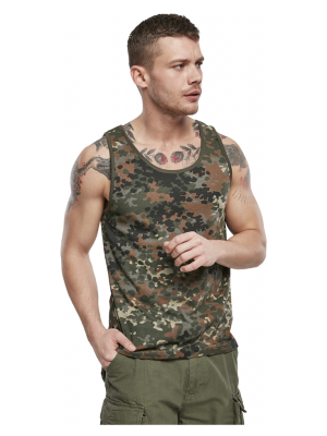 Мъжки потник в зелен камуфлаж Brandit flecktarn Мъжки потник в зелен камуфлаж Brandit flecktarn