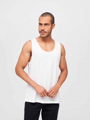 Мъжки потник в бяло Brandit Мъжки потник в бяло Brandit