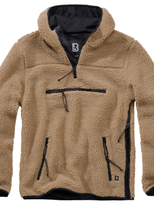 Мъжко пухкаво яке в цвят камел Brandit Worker Pullover 