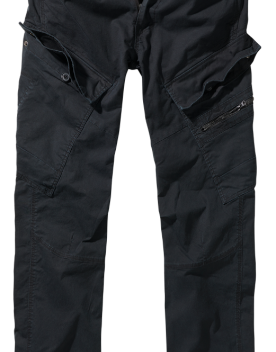 Мъжки вталени карго панталони в черен цвят Brandit, Brandit, Панталони - Complex.bg