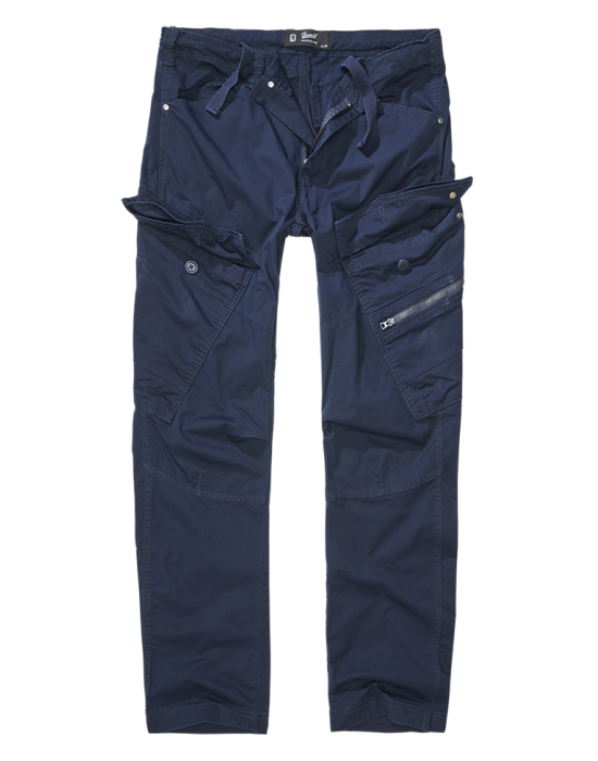 Мъжки вталени карго панталони тъмносин цвят Brandit, Brandit, Панталони - Complex.bg