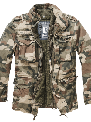 Премиум мъжко яке в камуфлаж Brandit M65 Giant light woodland