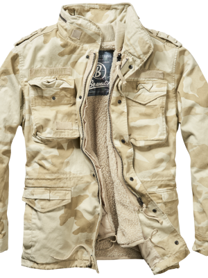 Премиум мъжко яке в пясъчен камуфлаж Brandit M65 Giant sandstorm