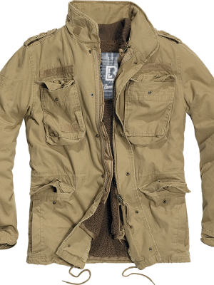 Премиум мъжко яке в камел цвят Brandit M65 Giant