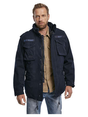 Премиум мъжко яке в тъмносин цвят Brandit M65 Giant