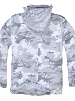 Премиум мъжко яке в светък камуфлаж Brandit M65 Giant blizzard camo