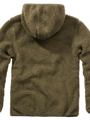 Мъжко пухкаво яке в цвят маслина Brandit Worker Pullover